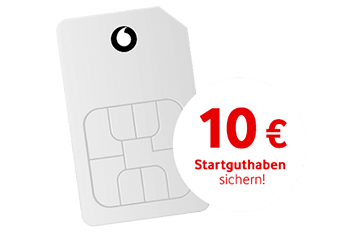 Vodafone Freikarte: Kostenlos für 0 Euro bestellen | Prepaid Guthaben