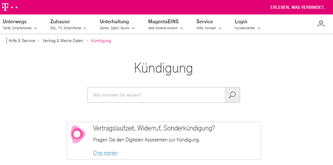 Kündigen vodafone email per Vodafone Vertrag