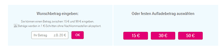 Telekom Prepaid Aufladung