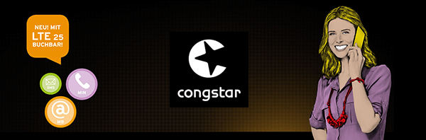 congstar Prepaid LTE 25 Option buchbar