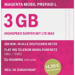 Telekom MagentaMobil Prepaid L inkl. 3 GB Datenvolumen