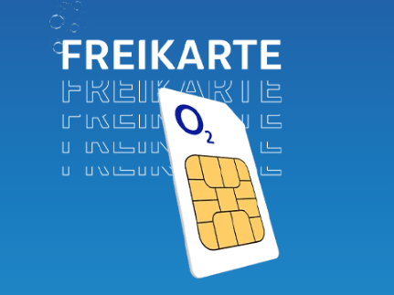 o2 Prepaid Freikarte: Kostenlose SIM-Karte + 1 € Startguthaben