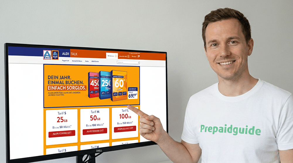 ALDI TALK Prepaid Tarife im Überblick
