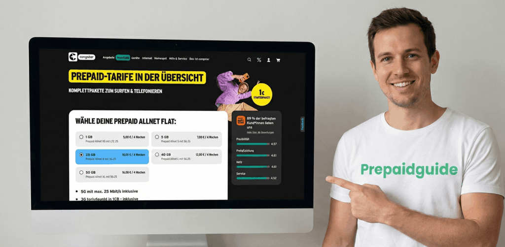 congstar Prepaid Tarife im Überblick