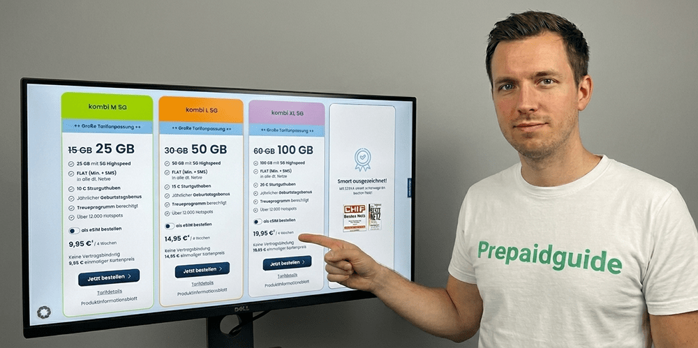 edeka smart Prepaid Tarife im Überblick