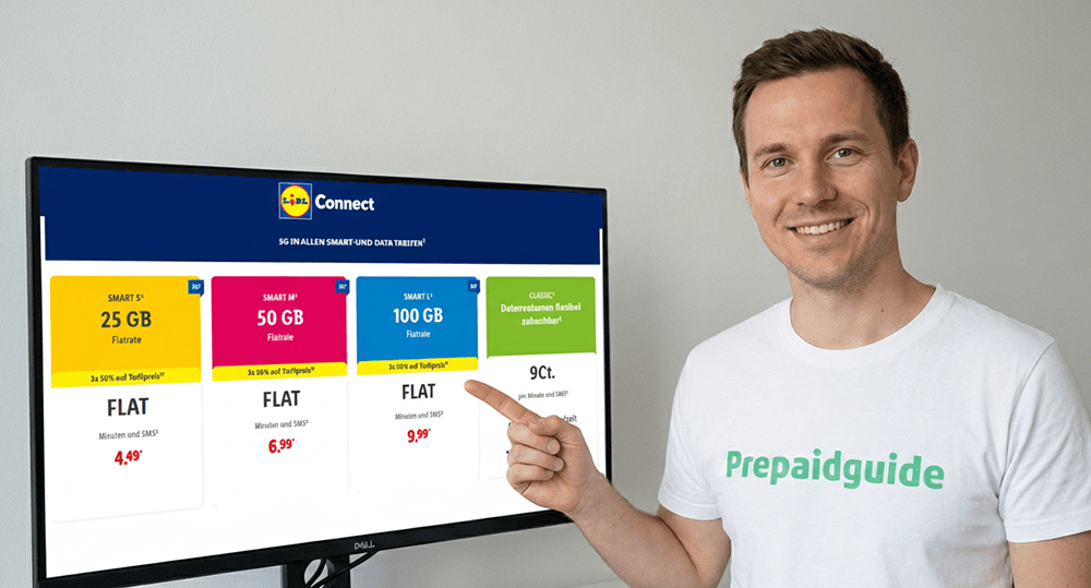 LIDL Connect Prepaid Tarife im Überblick