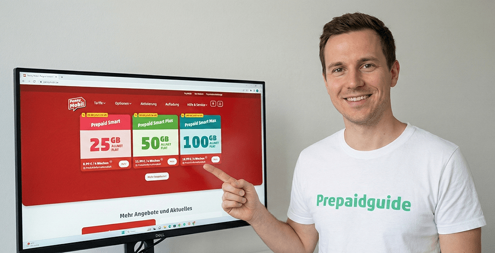 Penny mobil Prepaid Tarife in der Übersicht