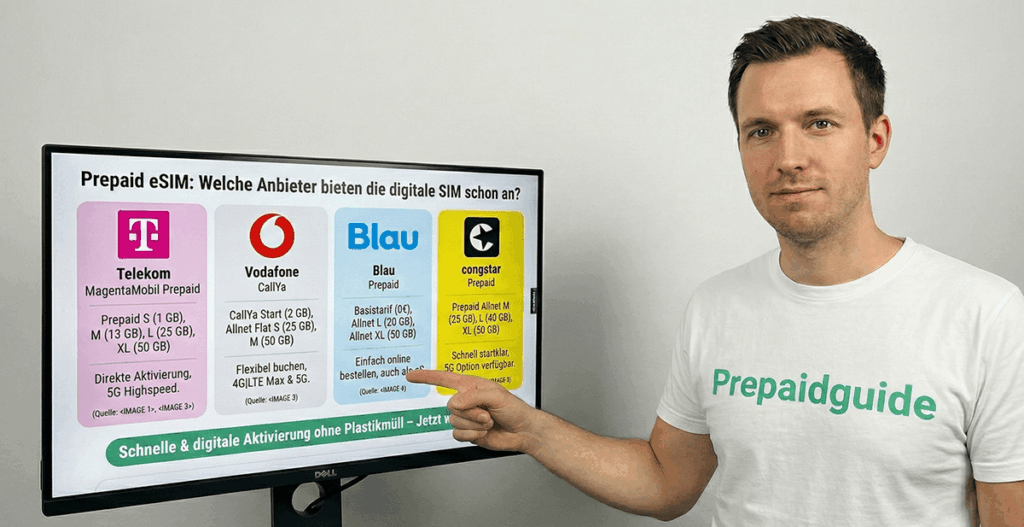 Prepaid eSIM: Welche Anbieter bieten die digitale SIM schon an? 