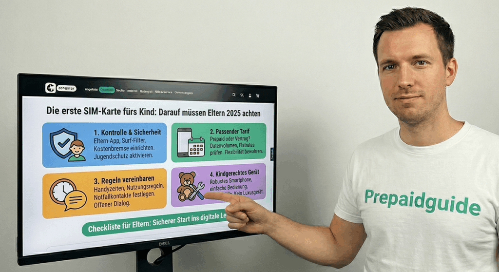 Prepaid für Kinder: Die erste SIM-Karte fürs Kind: Darauf müssen Eltern 2025 achten