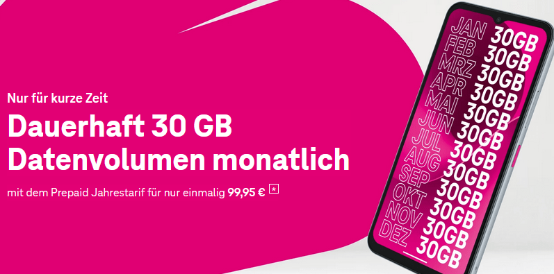 Telekom Prepaid Jahrestarif